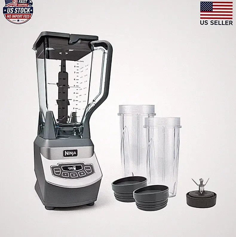 Ninja BL660 Professional Compact Smoothie & Food Processing Blender,Frozen Drink