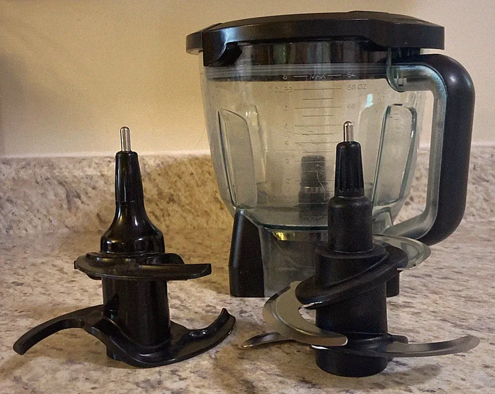 NINJA BL770 BLENDER FOOD PROCESSOR BOWL PITCHER 64 OZ LID, BLADE & DOUGH HOOK
