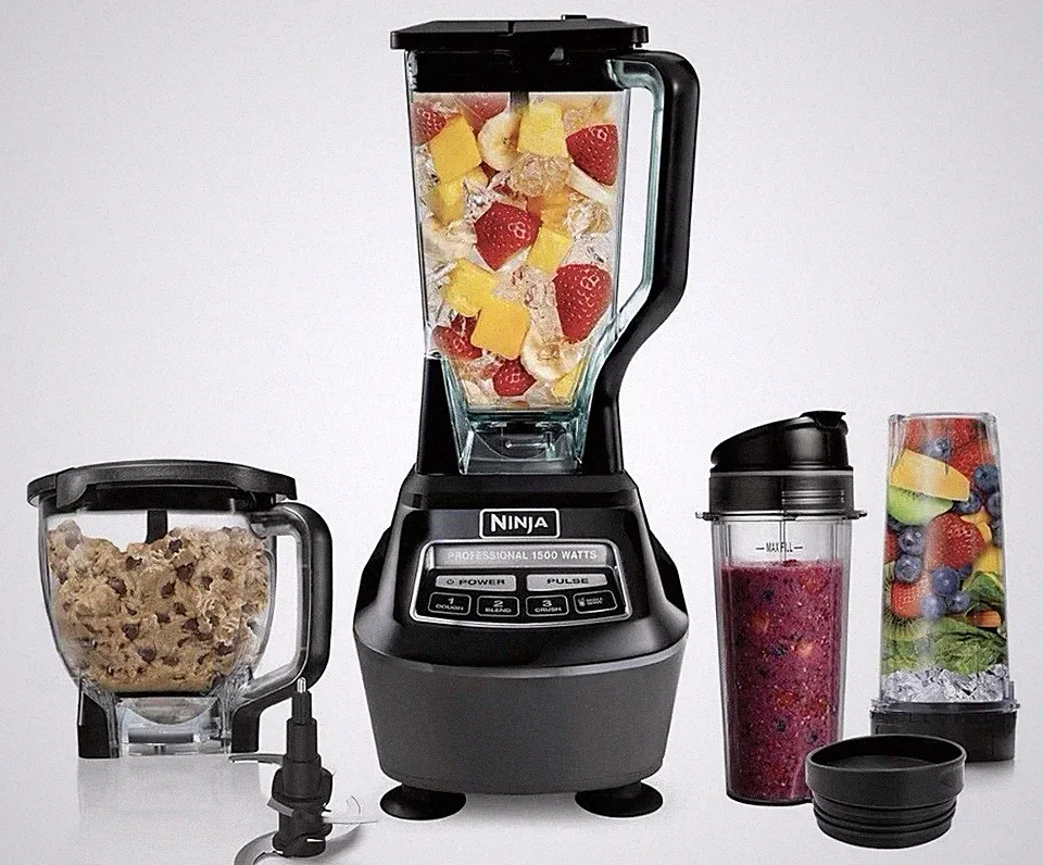 Ninja BL770 Kitchen System Blender & Food Processor 1500W Black/ Brand New. Z