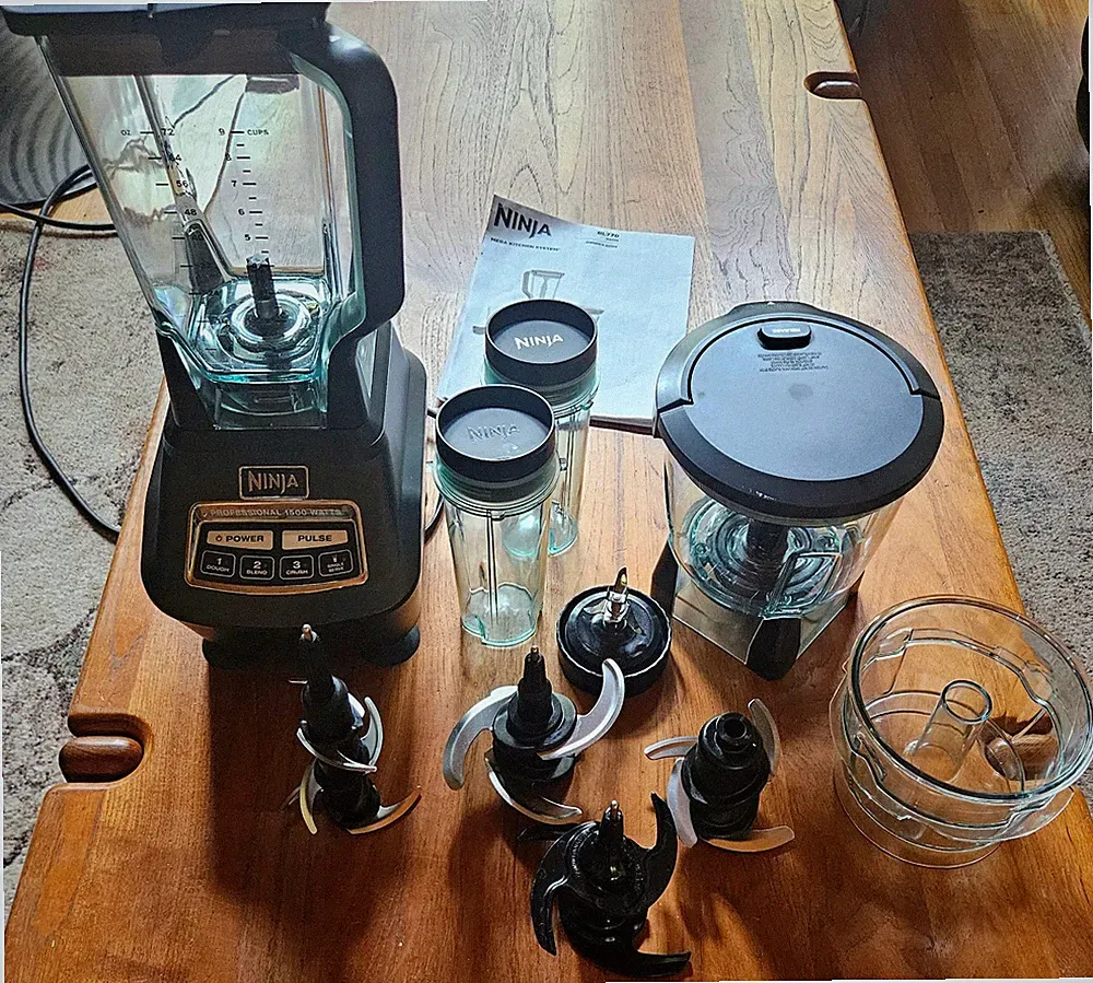 Ninja BL770 Mega Kitchen System 1500W Blender and Food Processor