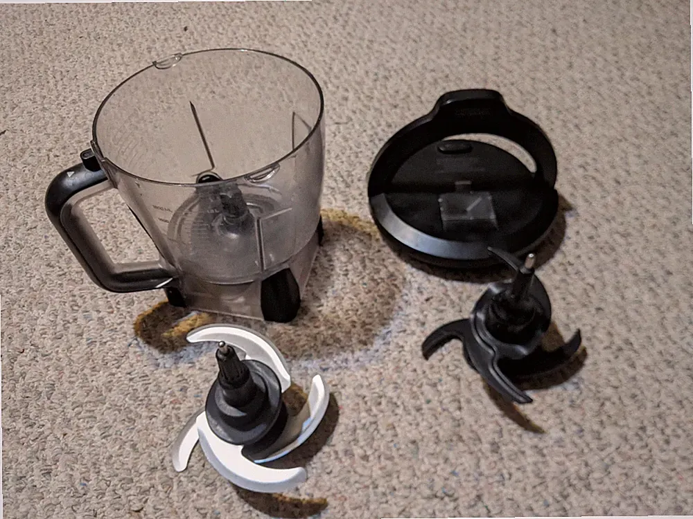 Ninja BL780CO 7-Cup 56oz Food Processor Bowl Lid Blades WORKS No Leak Crack OEM