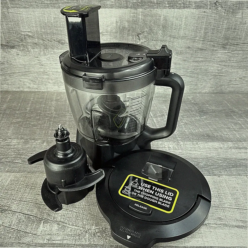Ninja BL820 64oz Food Processor Bowl Lid Dough Blade Chopper Attachment OEM