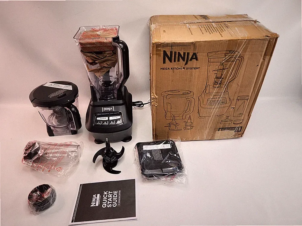 Ninja Blender BL770 Food Processor Black Brand New BL770AMZ 8-Cup Bowl
