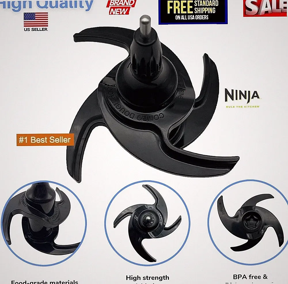 Ninja Blender Dough Blade Replacement BN&BL Series BL640 BL641 BL680 BN801 BL770