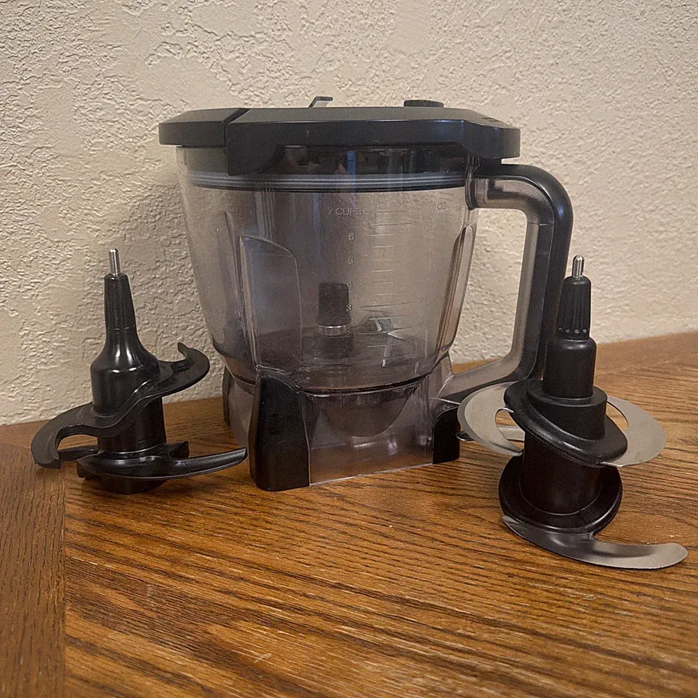 Ninja Blender Food Processor 7 Cup 56Oz Bowl W/ Lid & Blade & Dough Blade