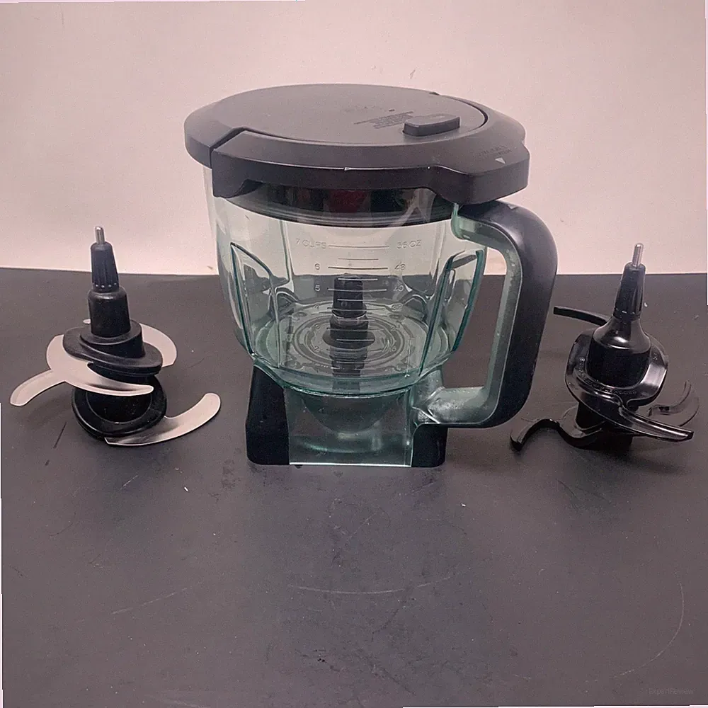 Ninja Blender Food Processor Bowl Lid Blade BL770A 7-Cup 56oz OEM + Dough Blade