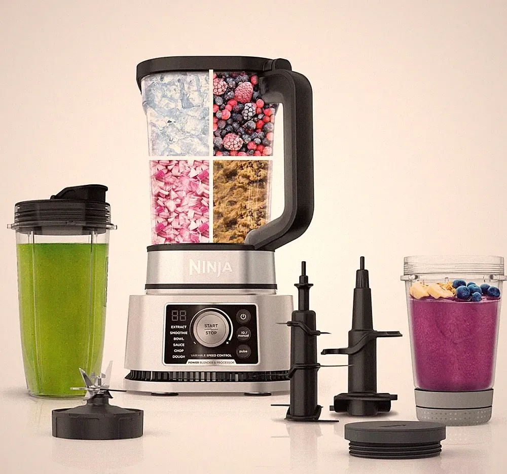 Ninja Blender For Kitchen Food Processor Combo System Smoothie Maker & Nutrient