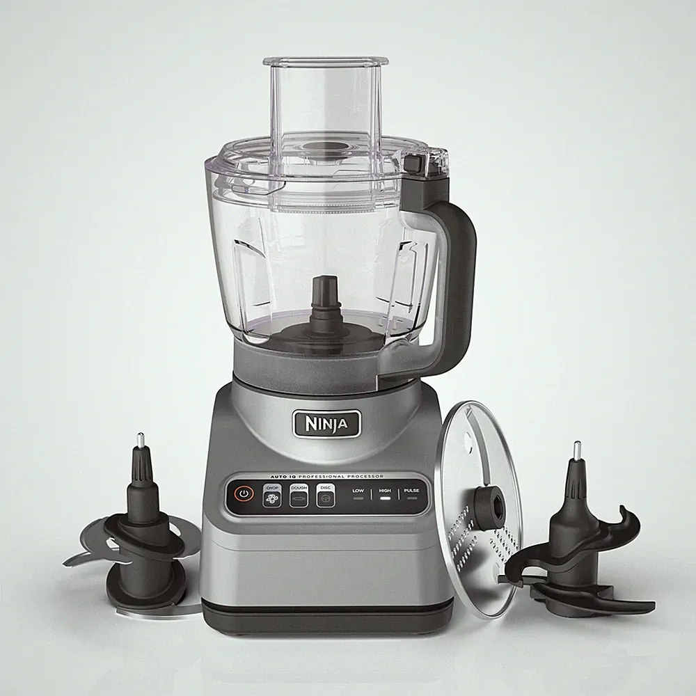 Ninja BN600 Professional Food Processor, 850 Watts, 9-Cup Capacity, Auto-iQ