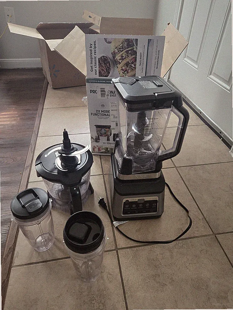 Ninja BN805A 1400W Pro Plus Kitchen System Blender and Food Processor (Black)