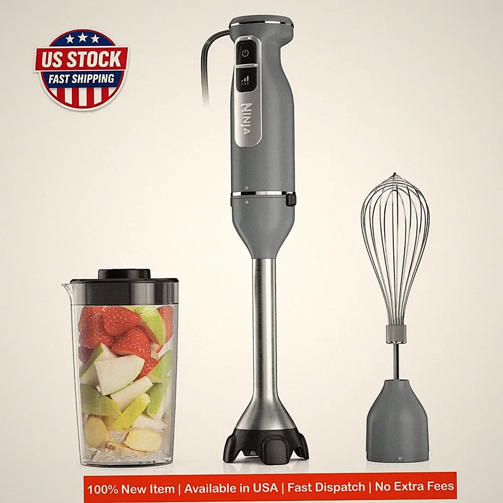 Ninja CI200 Handheld Immersion Blender 850W 3-in-1 Black