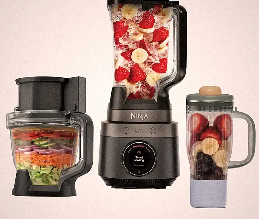 Ninja - CrushBOSS Intelligent 3-in-1 Blender, Tumbler, & Food Processor Combo