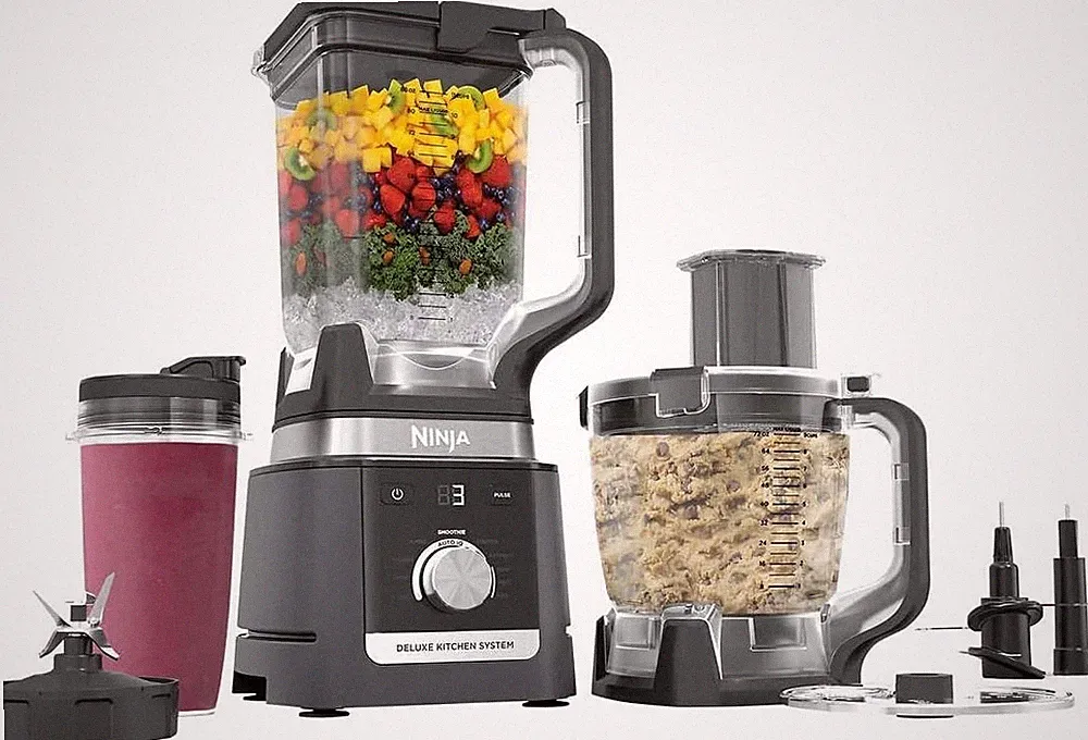 Ninja Deluxe Kitchen System 1600W Auto-iQ Blender Food Processor 88oz NEW IN BOX