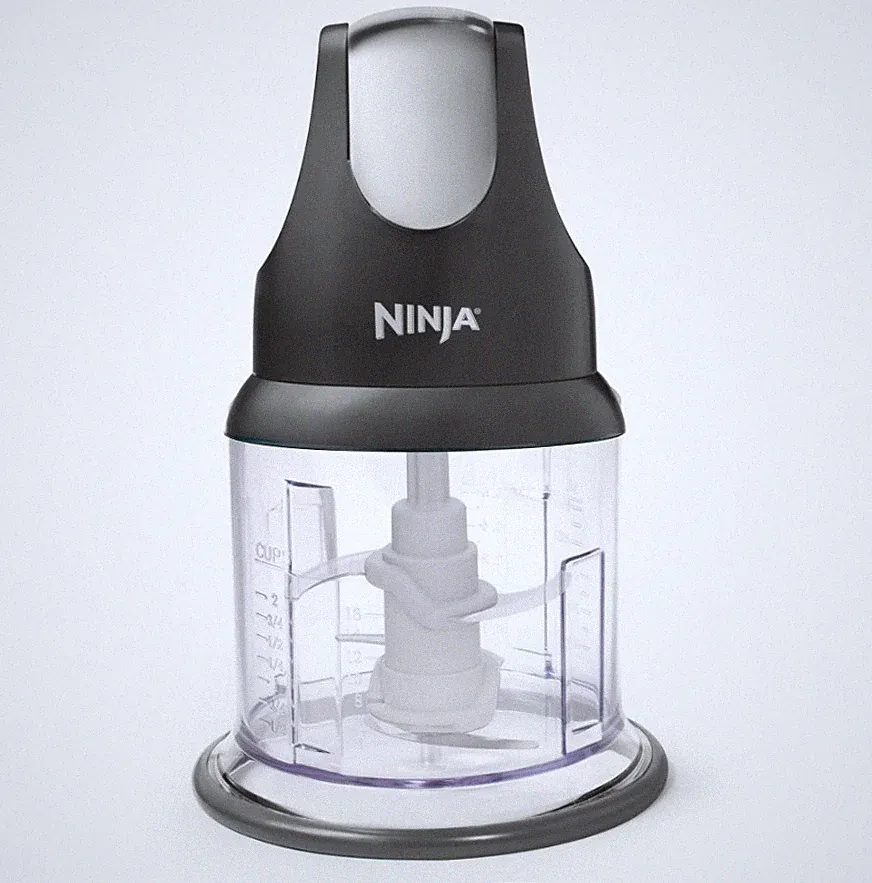 Ninja Express Chop 2-Cup Food Chopper, One-Touch Pulsing, Splash Guard & Storage