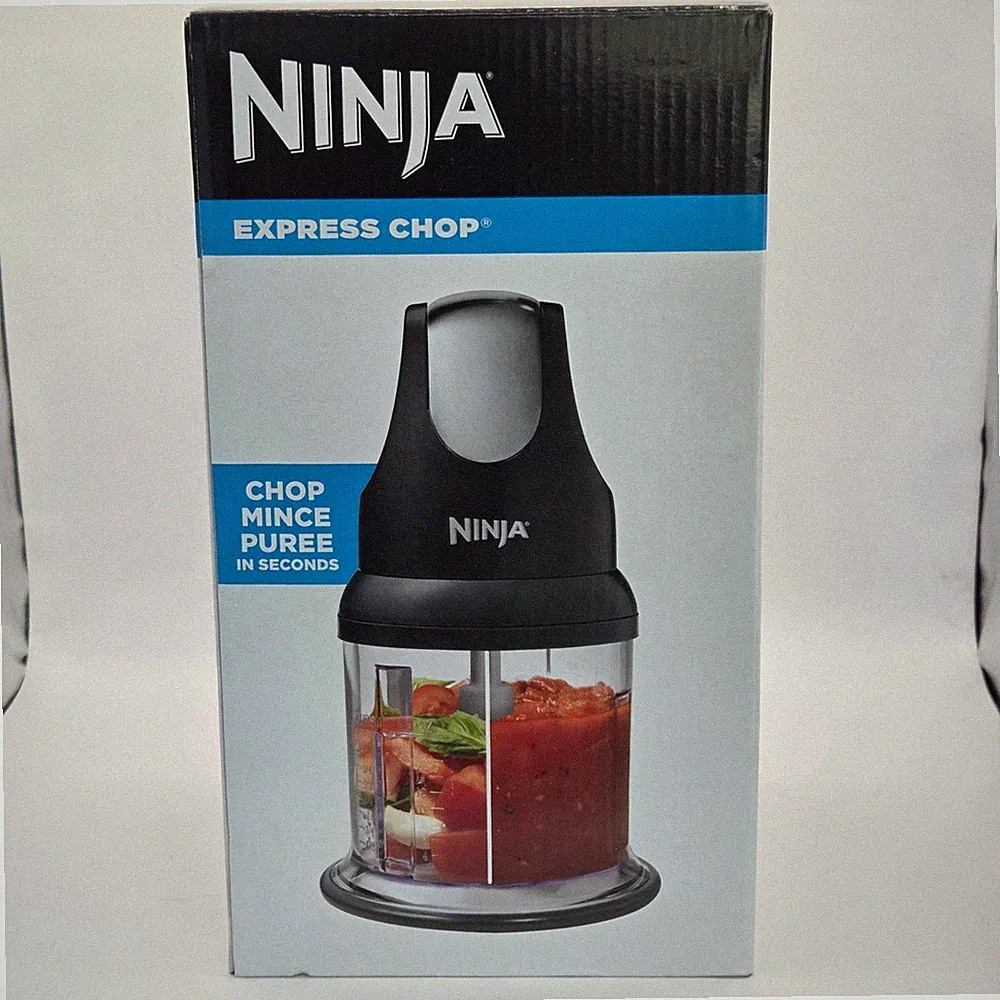 Ninja Express Chop NJ100WM Black Silver 16oz Food Processor 200W New