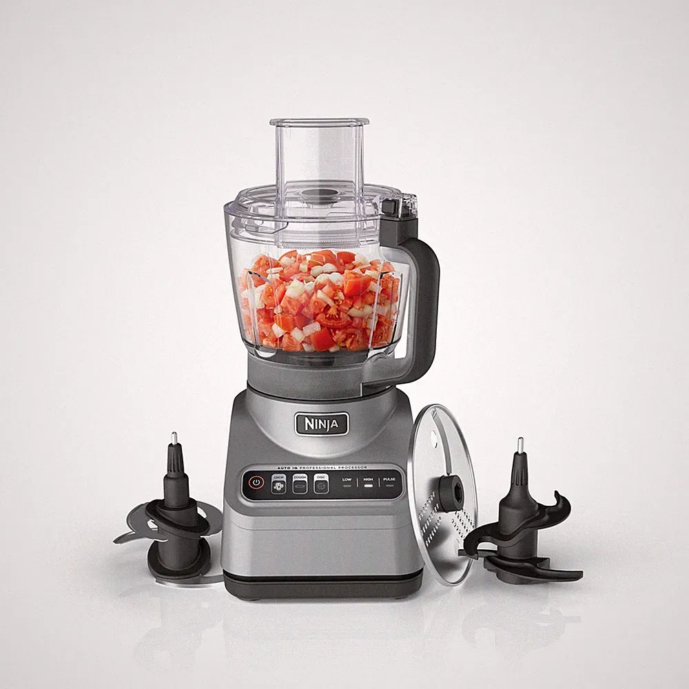 Ninja Food Processor 9-Cup, 3 Auto-iQ Presets, Chop Slice Shred, DW Safe BN600