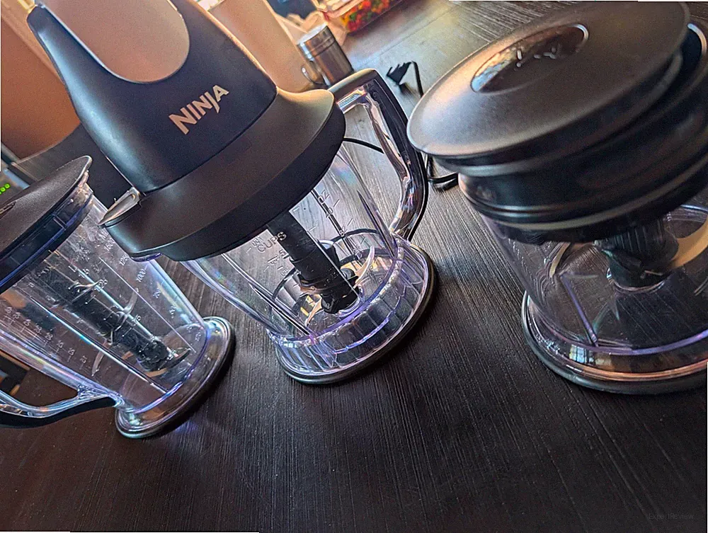 Ninja Food Processor Bowl 1.5L Clear/Black Plastic w/ Handle & Measuring Marks