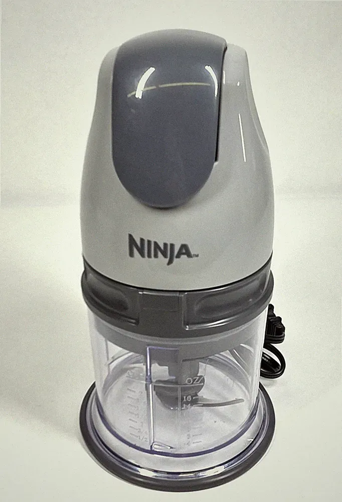 Ninja Food Processor Electric Chopper 2 Cup 16 oz Bowl Blades Gray 1585