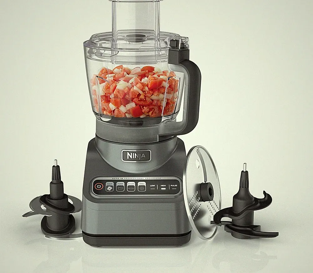Ninja Food Processor, Professional Plus, 1000 Peak Watts, 4 Functions for Choppi