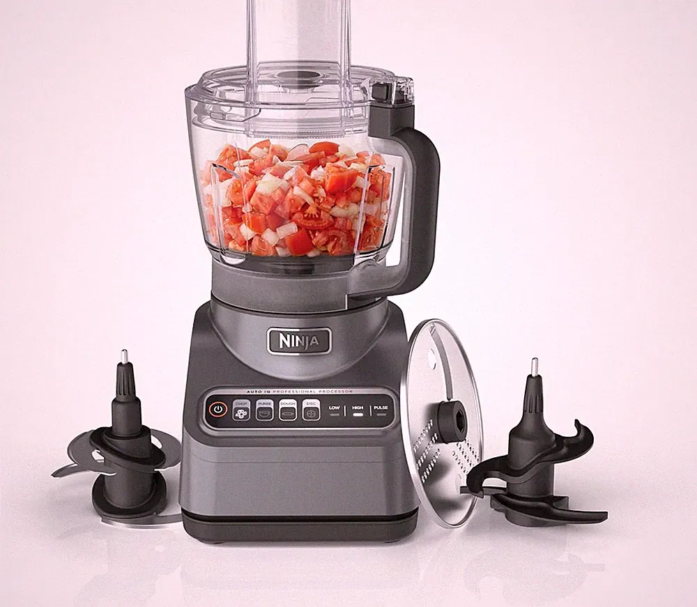 Ninja Food Processor, Professional Plus, 1000 Peak Watts, 4 Functions for Choppi