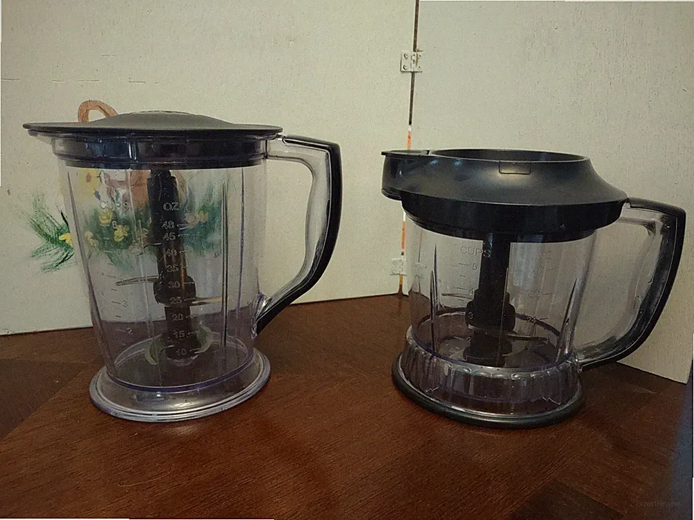 Ninja Food Processor QB1004 5-Cup/6-cup Blender Pitcher Blade & Lid Replacement