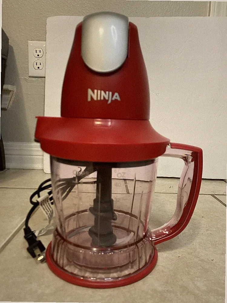 Ninja Food Processor QB750RD 30 8 Cups Blender & Food Processor Red