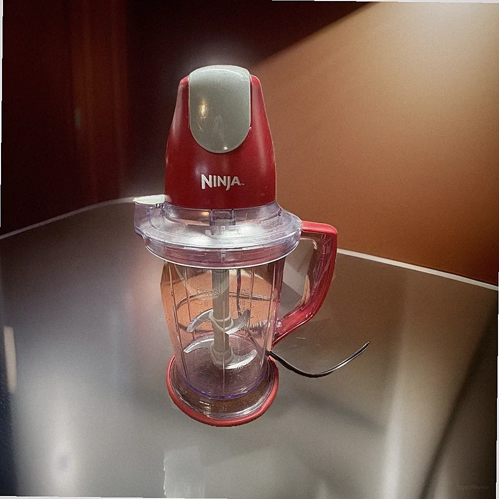 Ninja Food Processor Red used, tested, Works Great