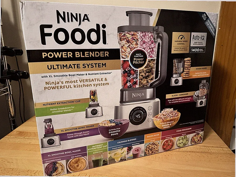 Ninja Foodi Power Blender Ultimate Kitchen System Food Processor 1400w Shredding