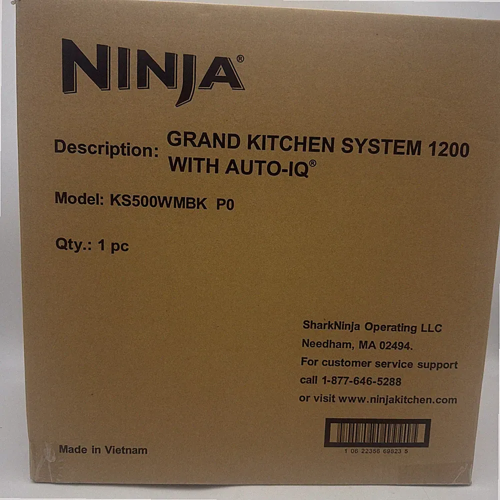Ninja Grand Kitchen System 1200 Blender Processor Auto-iQ KS500 ~ FREE SHPPING!