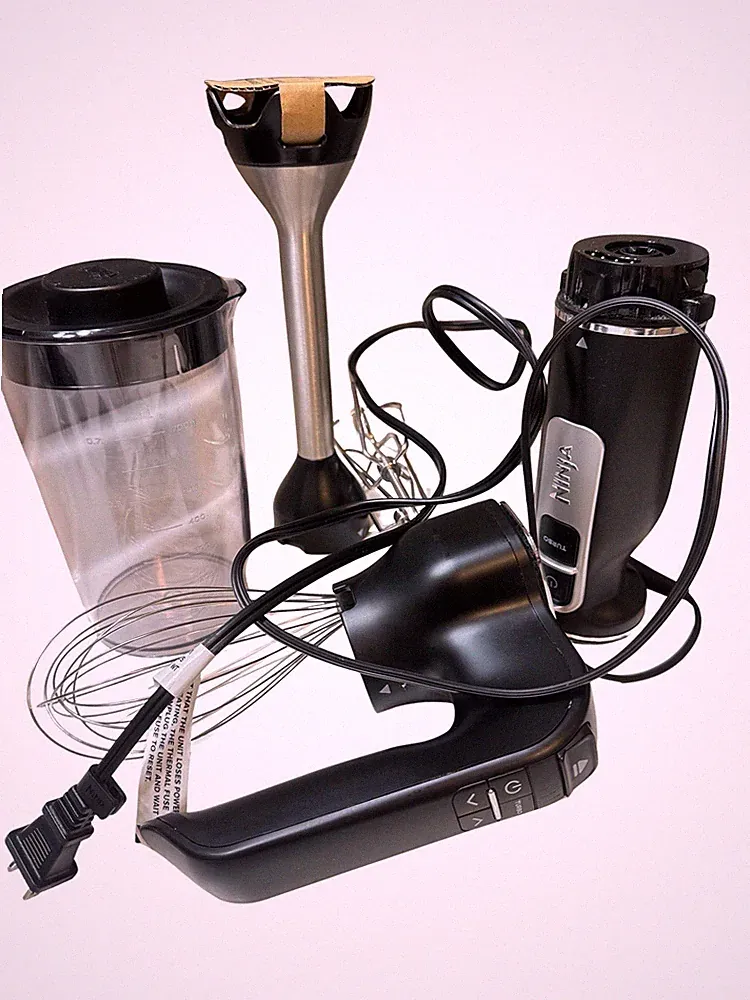 Ninja Hand Mixer, Immersion Blender, Foodi Power Mixer System Kitchen Ret-$300