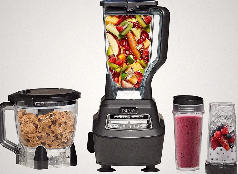 Ninja Kitchen System | 8-Cup Food Processor Bowl & 72 oz. Blender All-in-One | W