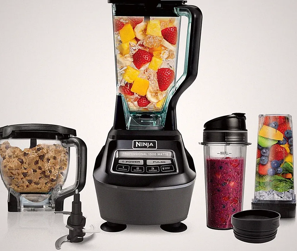 Ninja Kitchen System | All-in-One Food Processor & Blender for Smoothies 1500W