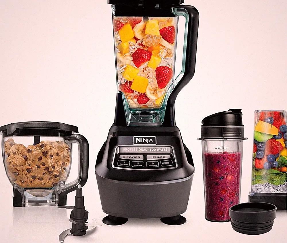 Ninja Kitchen System | All-In-One Food Processor & Blender for Smoothies | Inclu