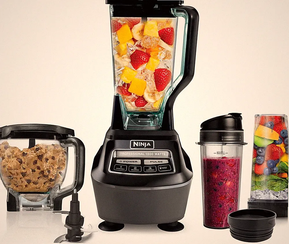 Ninja Kitchen System | All-In-One Food Processor & Blender for Smoothies | Inclu