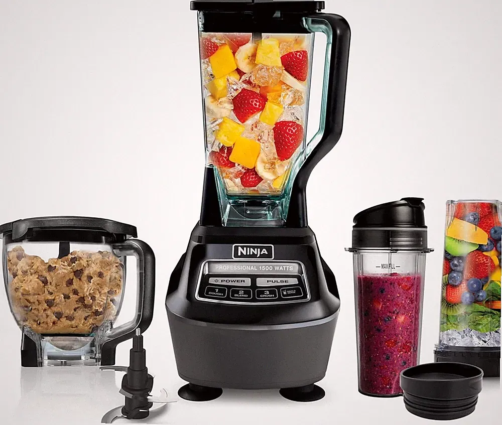 Ninja Kitchen System | All-in-One Food Processor & Blender for Smoothies | Inclu