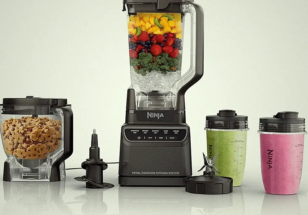 Ninja Kitchen System BR601AMZ Blender Food Processor 1200W 72oz Pitcher