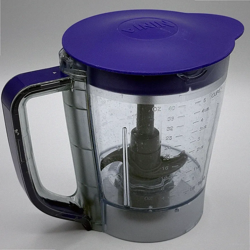 Ninja Kitchen System Pulse 40 oz Food Processor Bowl Cup w/ Blade BL206 Purple