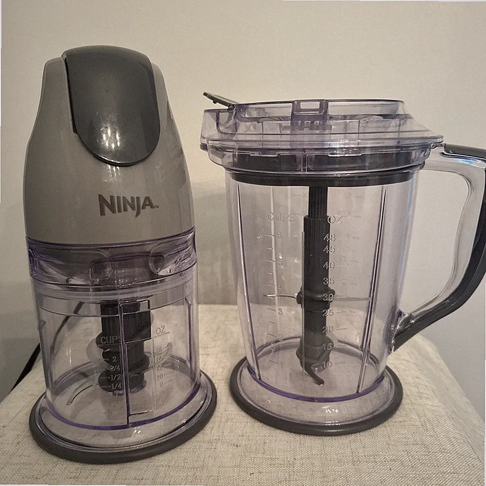 Ninja Master Prep Blender Food Processor 48oz QB900B 400W 9 Pieces EUC!