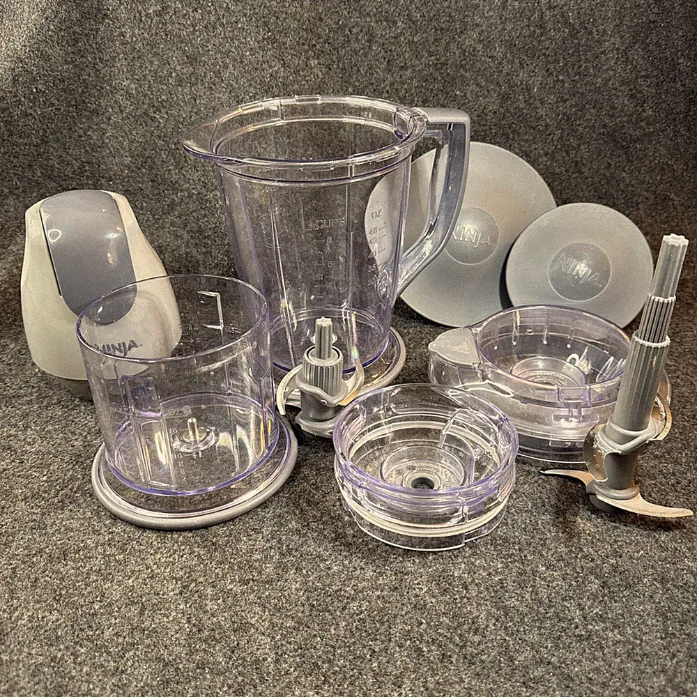 Ninja Master Prep Food Processor & Blender Combo QB900B Complete Tested Works