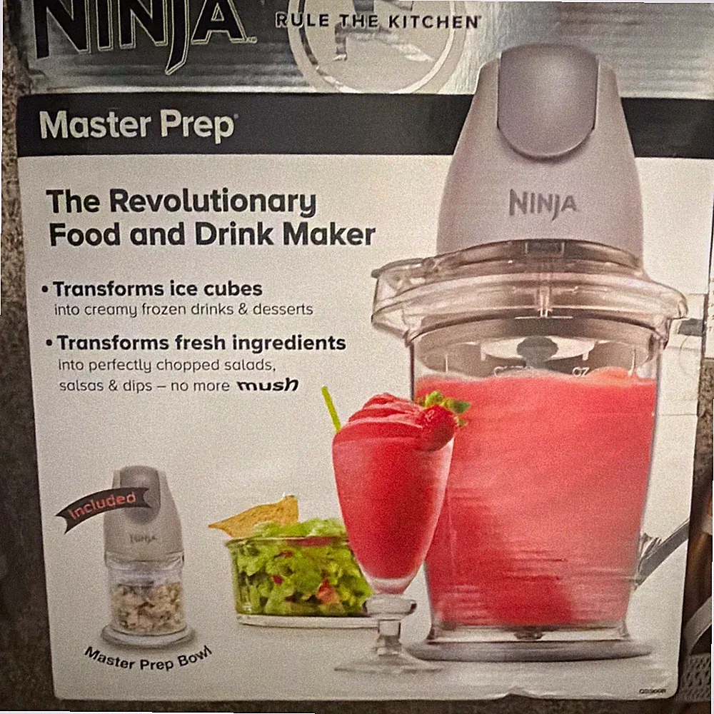 Ninja Master Prep Mini Food Processor 400W 48 oz Blender/Chopper Dishwasher Safe