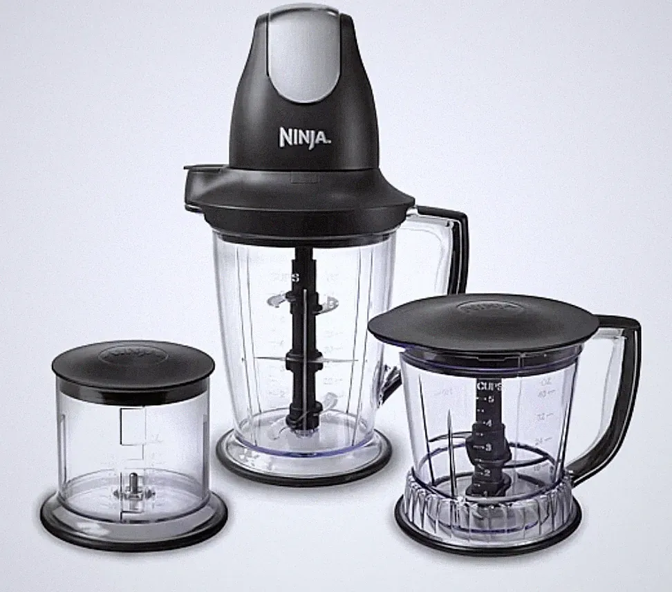 Ninja Master Prep Professional Blender Food Processor QB1004 450W 48oz 40oz 16oz