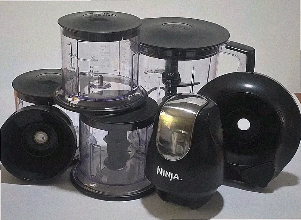 Ninja Master Prep Professional Food Processor QB 1003 30 Multi Pc 6 Cup, 2 Cup