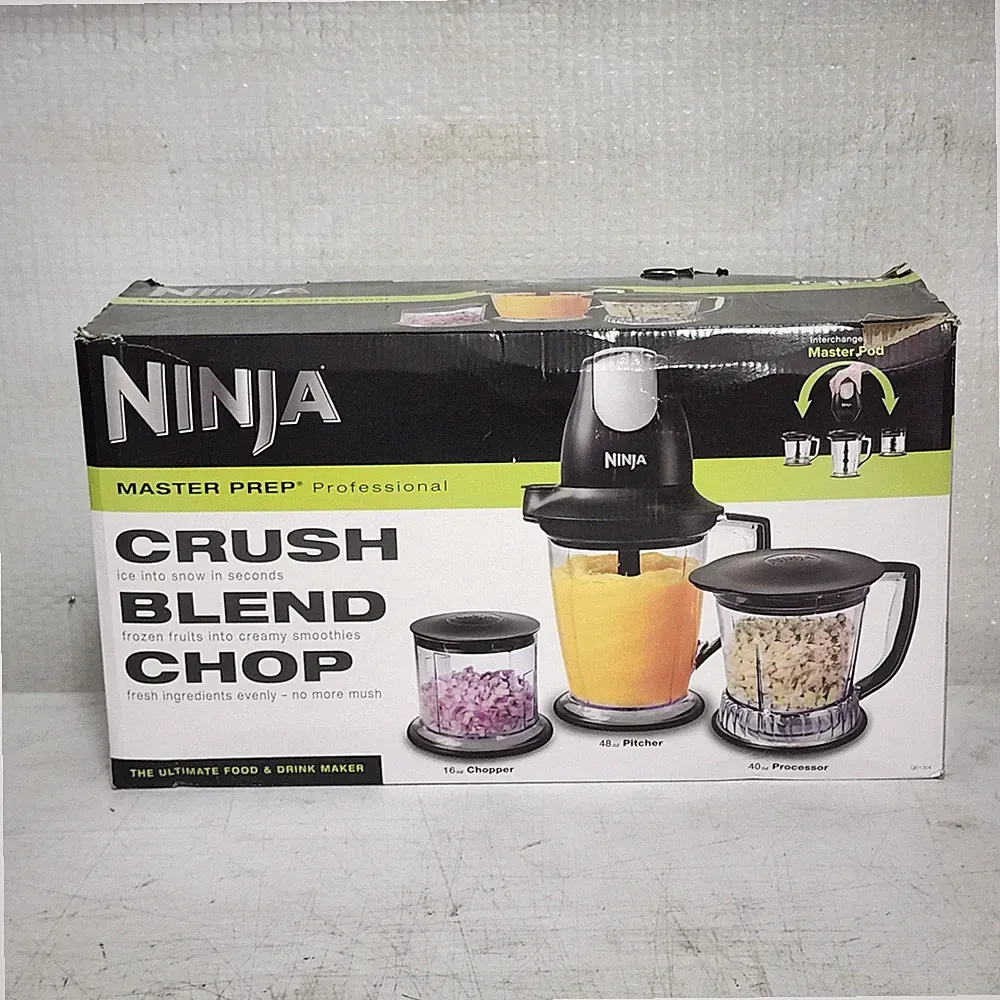 Ninja Master Prep QB1004 Professional Blender & Food Processor New Open Box