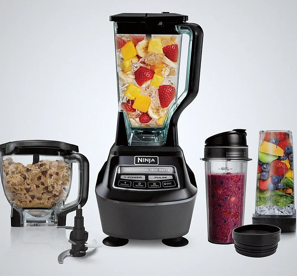 Ninja Mega Kitchen System, 1500W, 72Oz Pitcher, 8-Cup, Black, BL770 | All-In-One