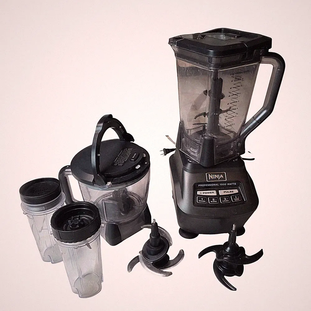 Ninja Mega Kitchen System BL770 1500W Blender Food Processor Nutri Ninja Cups E2