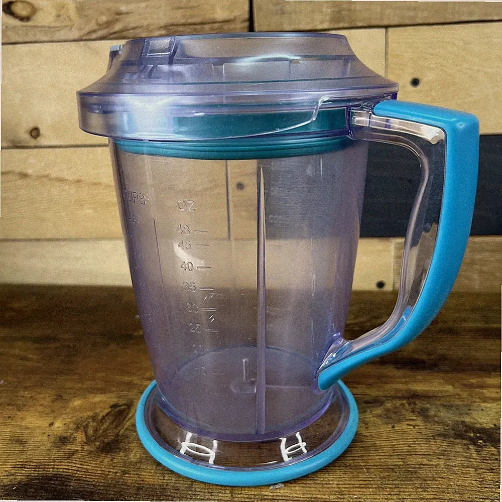 Ninja Mixer Blender Food Processor Master Prep Pitcher & Lid Teal 5 Cups