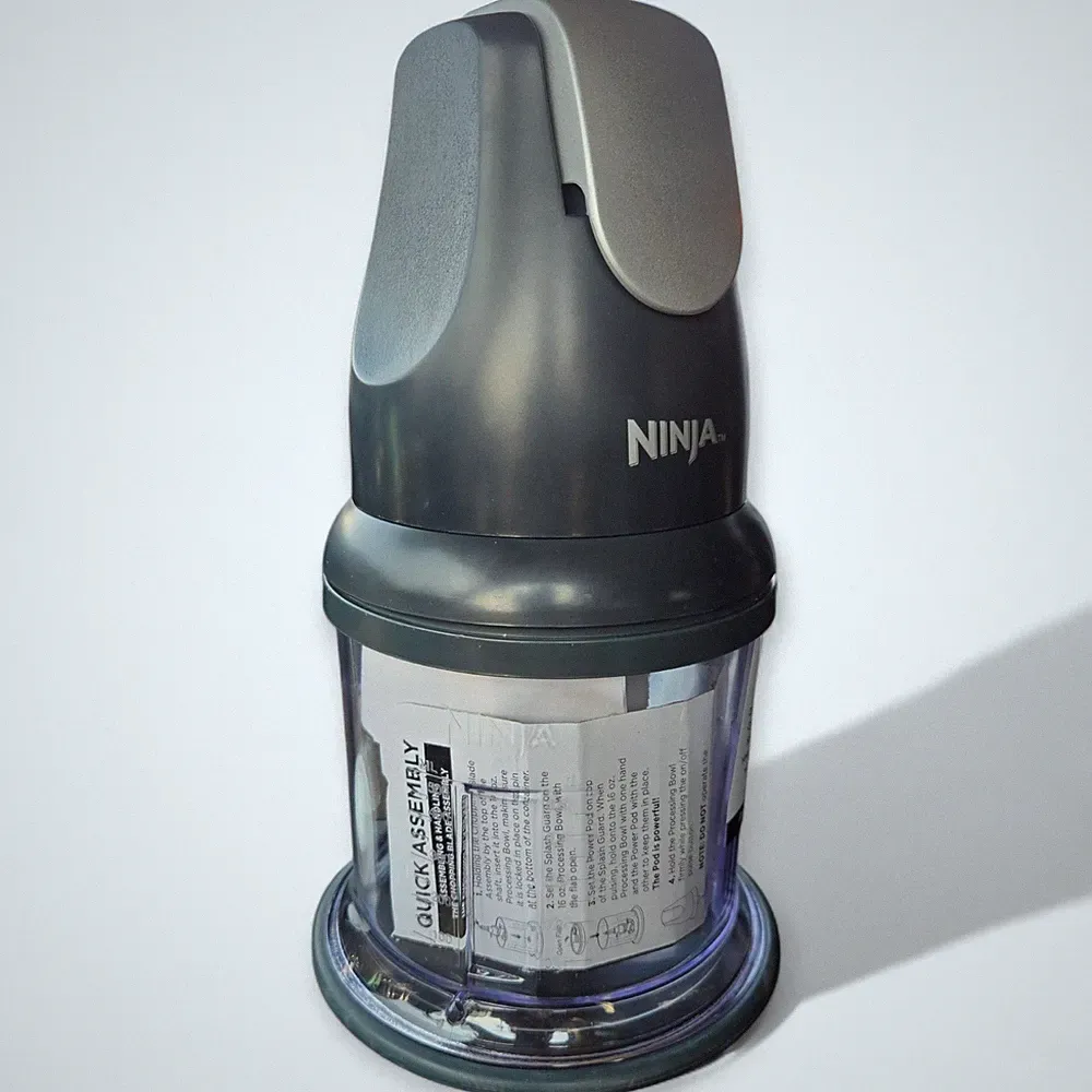 Ninja NJ100GR 16.0 Oz. Food Chopper,Food Processor Gray NEW No Box