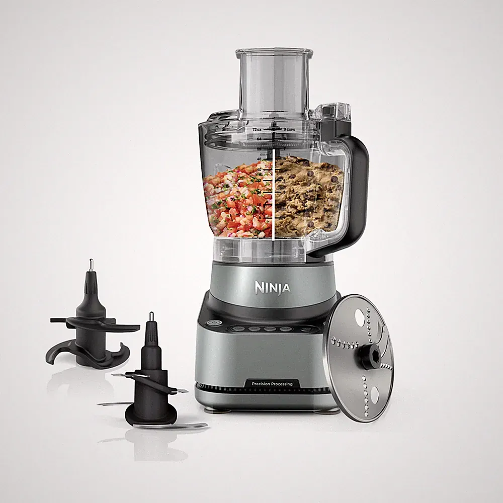 Ninja - PrecisionPro 9-Cup, 1000-Peak-Watt Food Processor for Chopping, Slici...