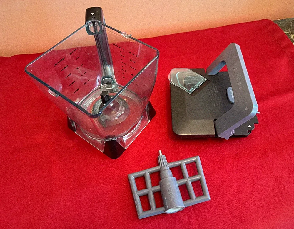 Ninja Pro 1100 NJ600 40 oz 5 Cup Food Processor Bowl Pitcher w/ Lid, Paddle