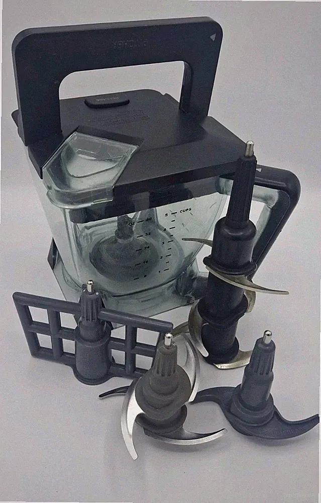 Ninja Pro System 1100 Blender Pitcher (40oz 5Cup) Food Processor Bowl, Lid, &...
