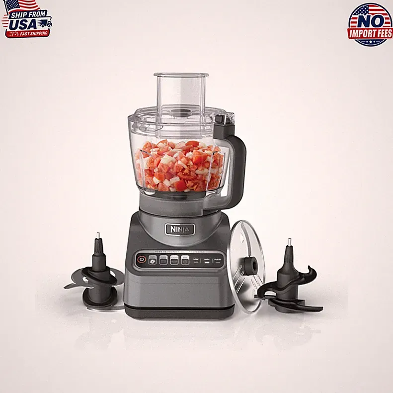 Ninja Professional Plus Food Processor, 1000PW, 9-Cup, Grey, BN601